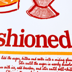 Old Fashioned | 2-Color Riso Art Print | 8.5x11"