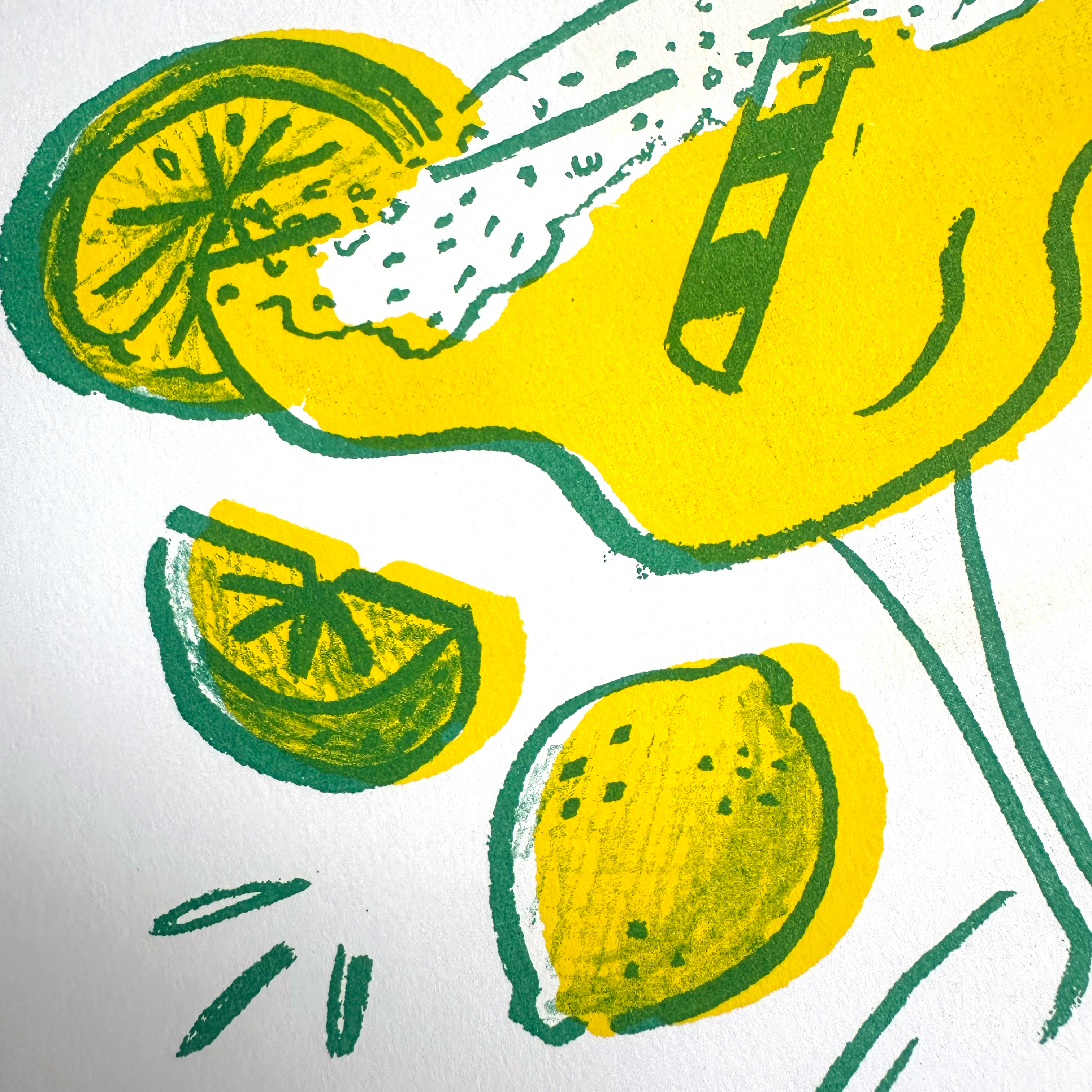 Margarita | Original Riso Art Print | 8.5x11