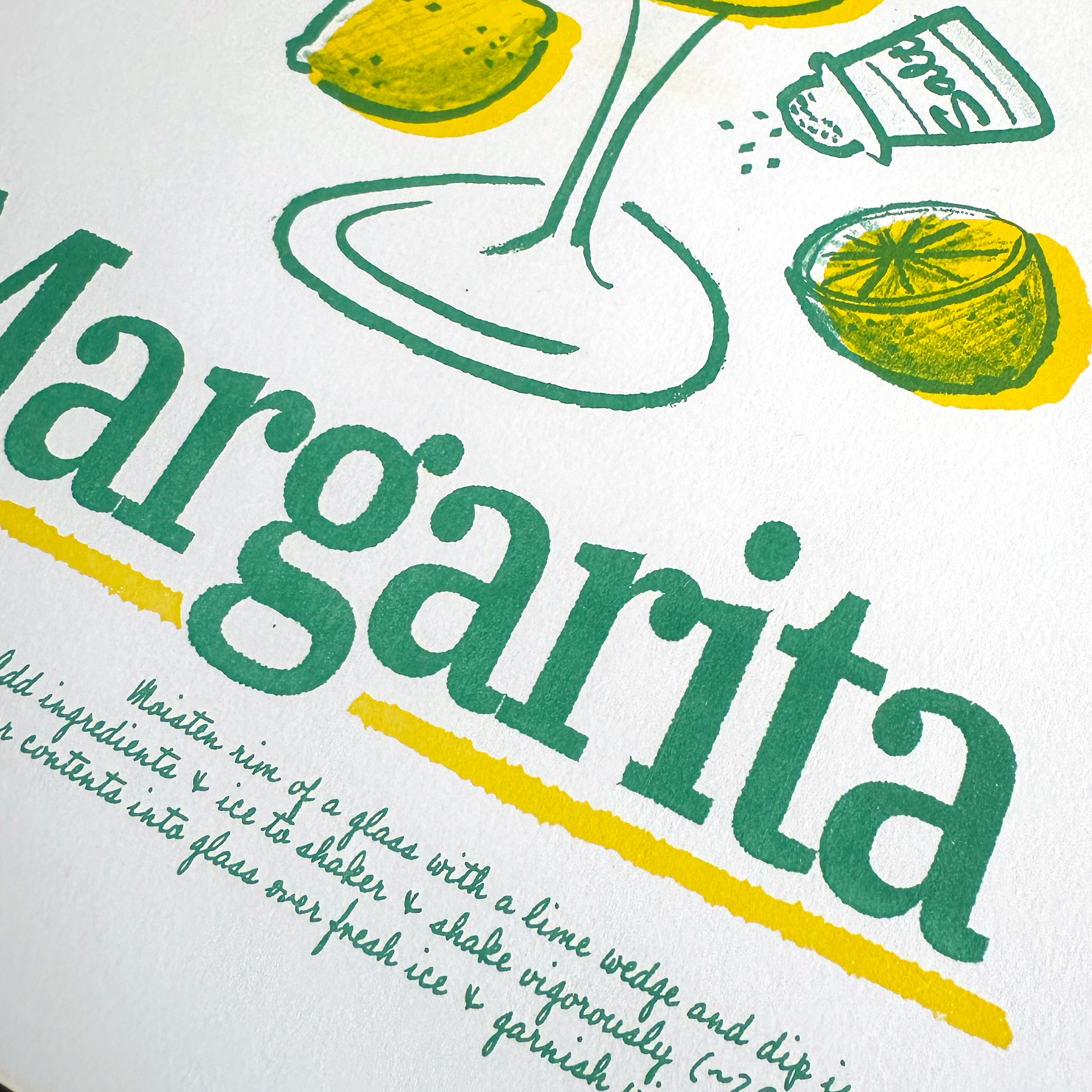 Margarita | Original Riso Art Print | 8.5x11